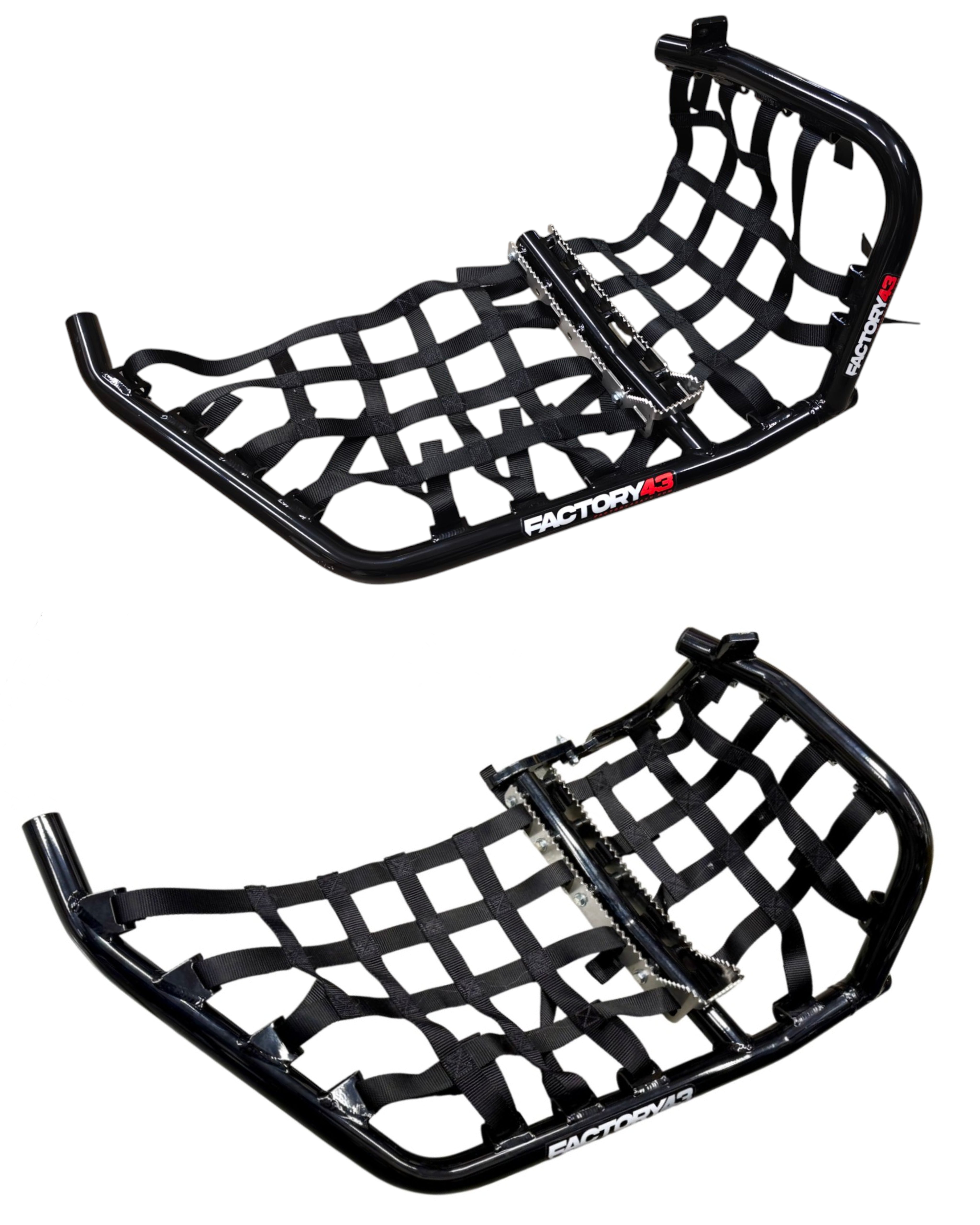 FACTORY 43 YFZ450R NERF BARS BLACK