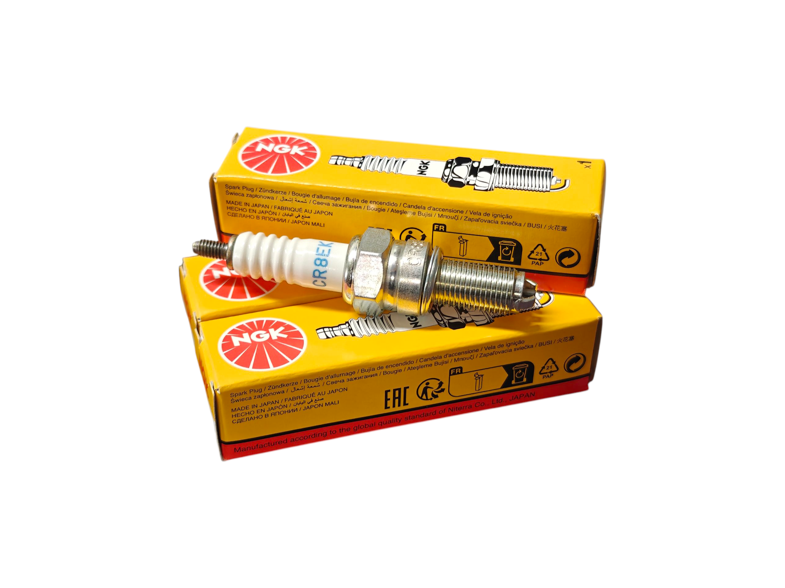 Yamaha YFZ450R Spark Plug CR8EK Upgrade 3-Pack