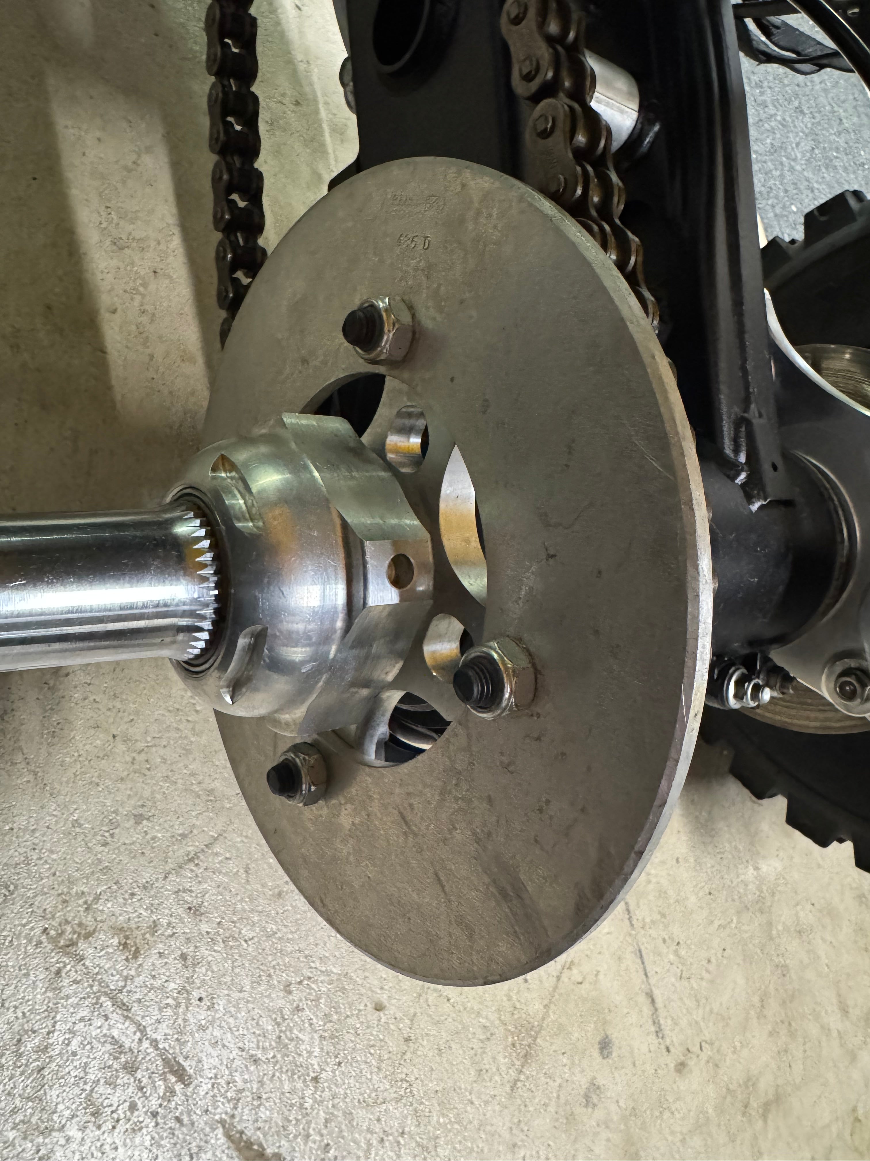 LTR 450 Sprocket Guard Single Side