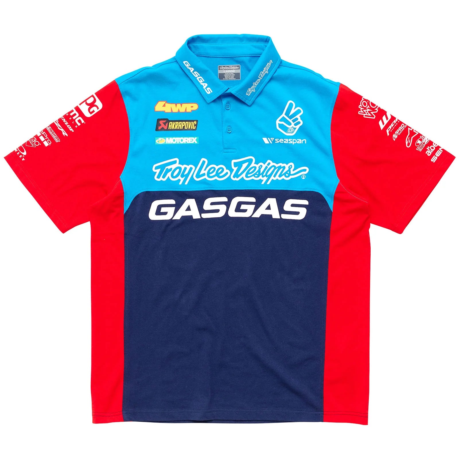 TLD GasGas Pit Shirt Team Navy/Red