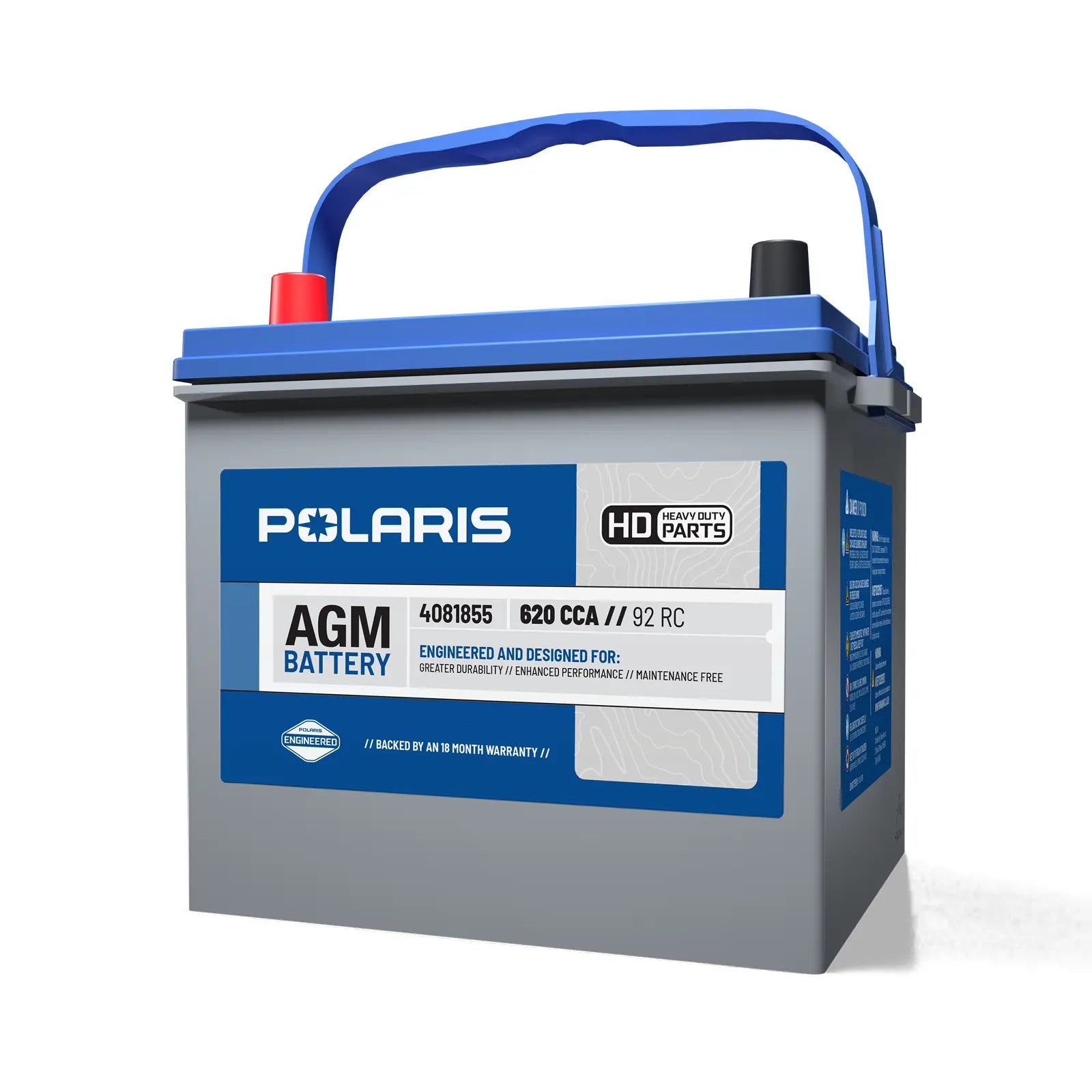 Polaris AGM Heavy Duty Battery for RANGER, GENERAL, RZR and XPEDITION 12V 53AH
