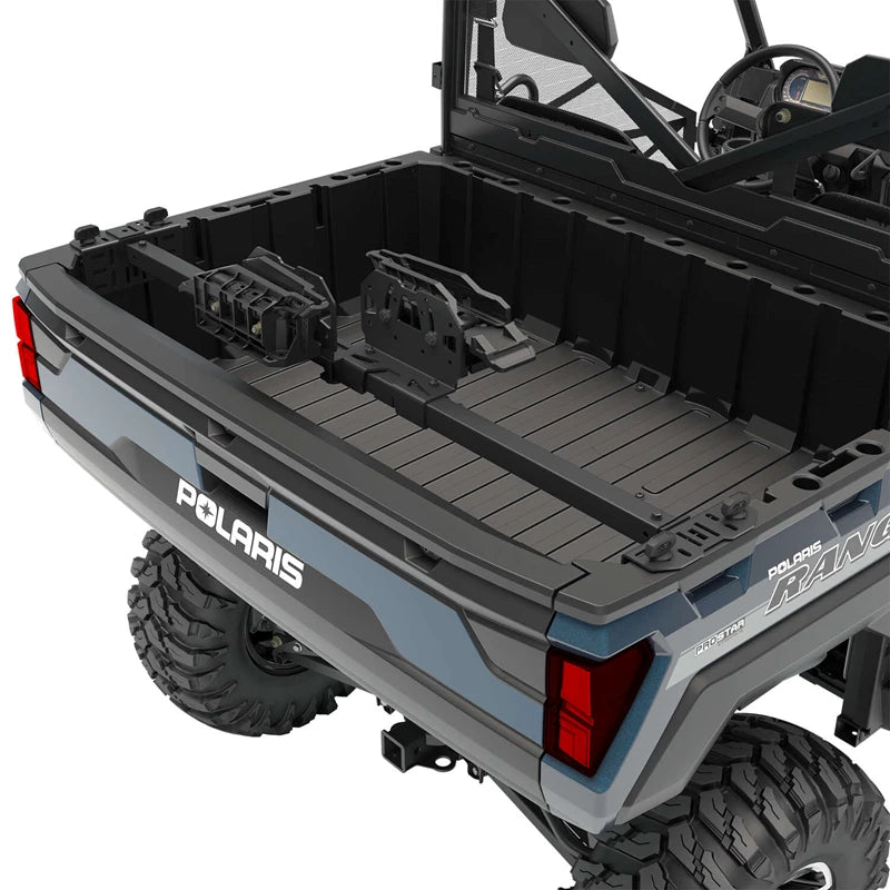 Kolpin Stronghold Auto-Latch Double Gun Boot Mount installed on UTV