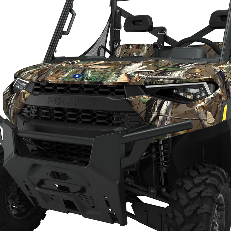 Polaris Ranger LED Headlight Kit installed on UTV
