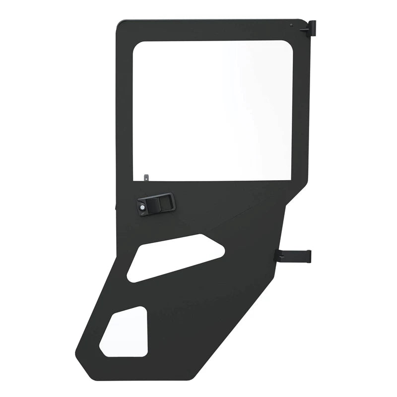 Polaris Ranger Zip Window Rear Canvas Doors Black