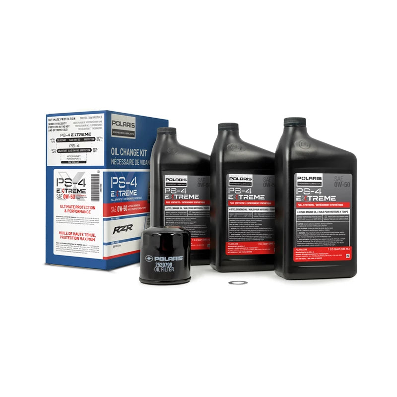 Polaris RZR XP Turbo Full Synthetic Oil Change Kit