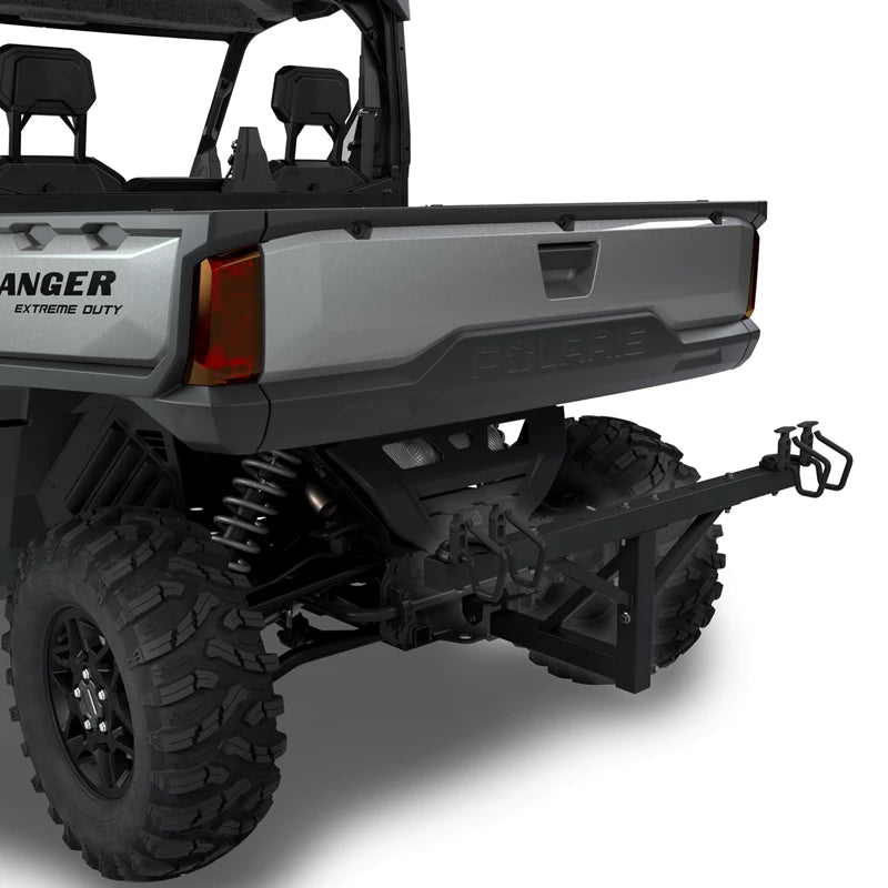 Polaris Ranger Trash Can Hauler installed on Polaris Ranger