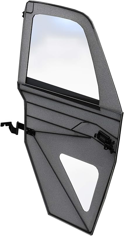 Polaris Ranger Zip Window Front Canvas Doors Black