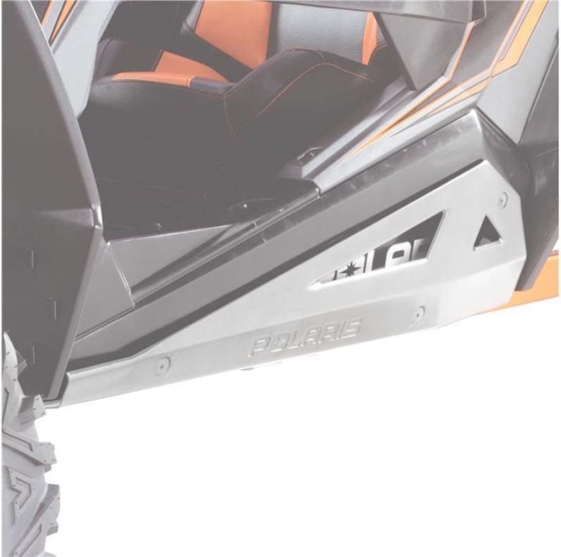 Polaris RZR Low Profile Rock Sliders - Bright White