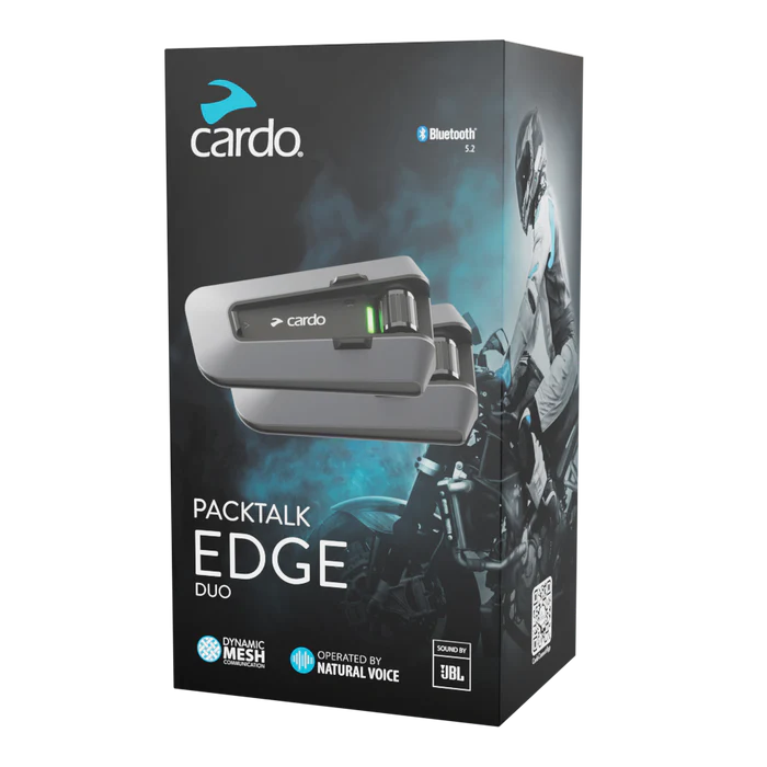 Cardo Packtalk Edge Bluetooth Headset Double