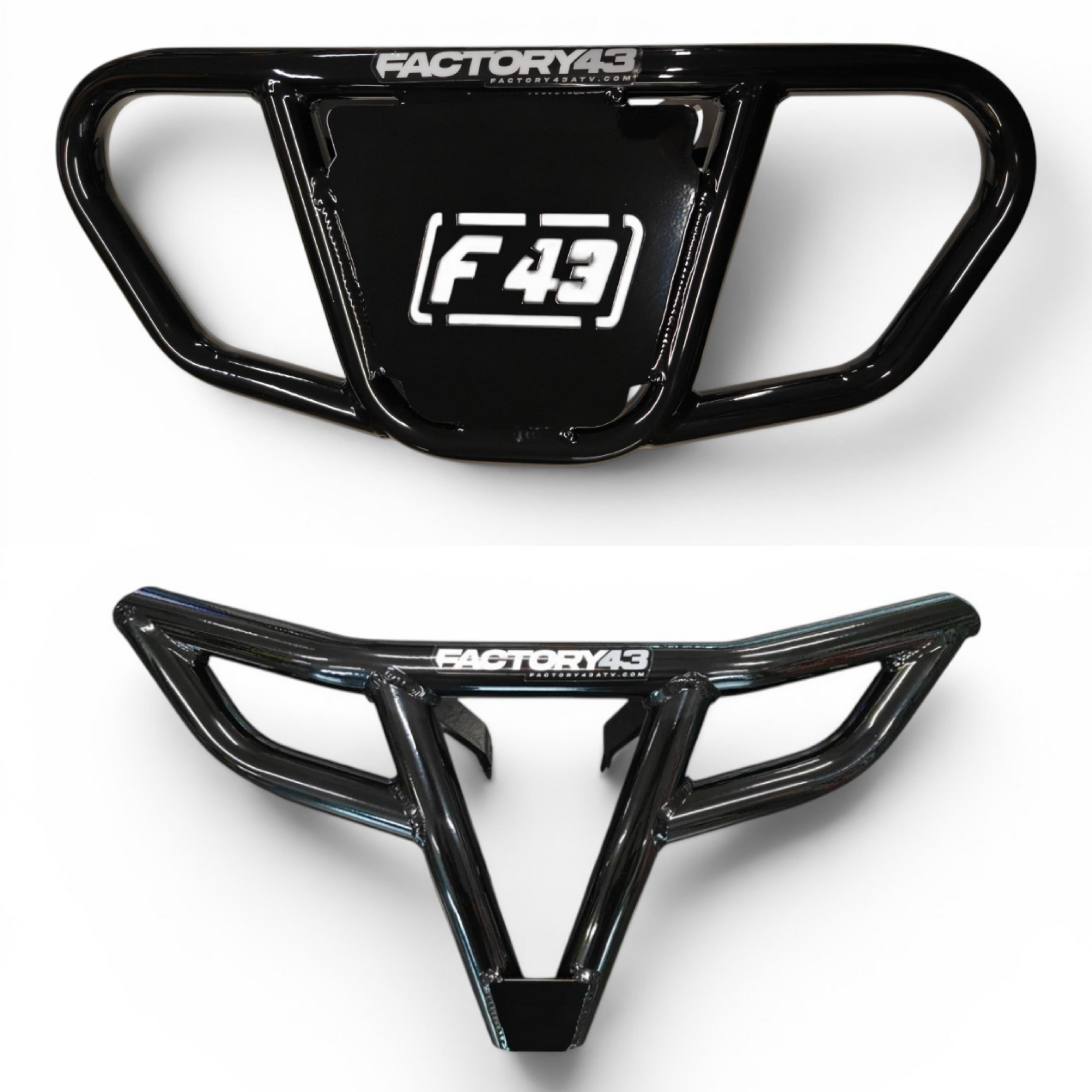 ゆー FACTORY 43 Front Bumpers MX & XC YFZ450R (Gloss Black)