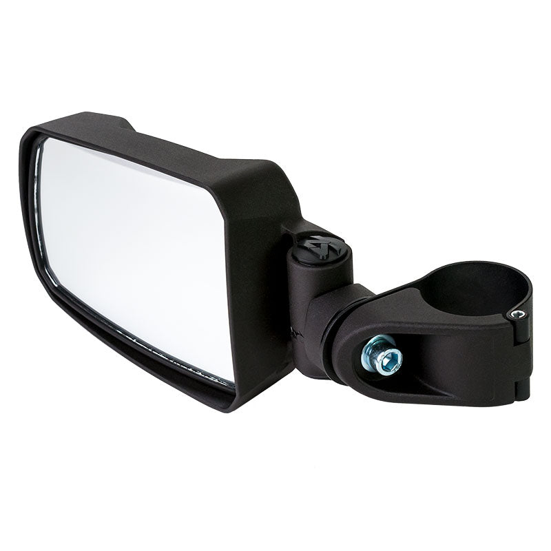 SEIZMIK Pursuit Side View Mirror (Pair – Cast Aluminum) – 2″ Round Tube