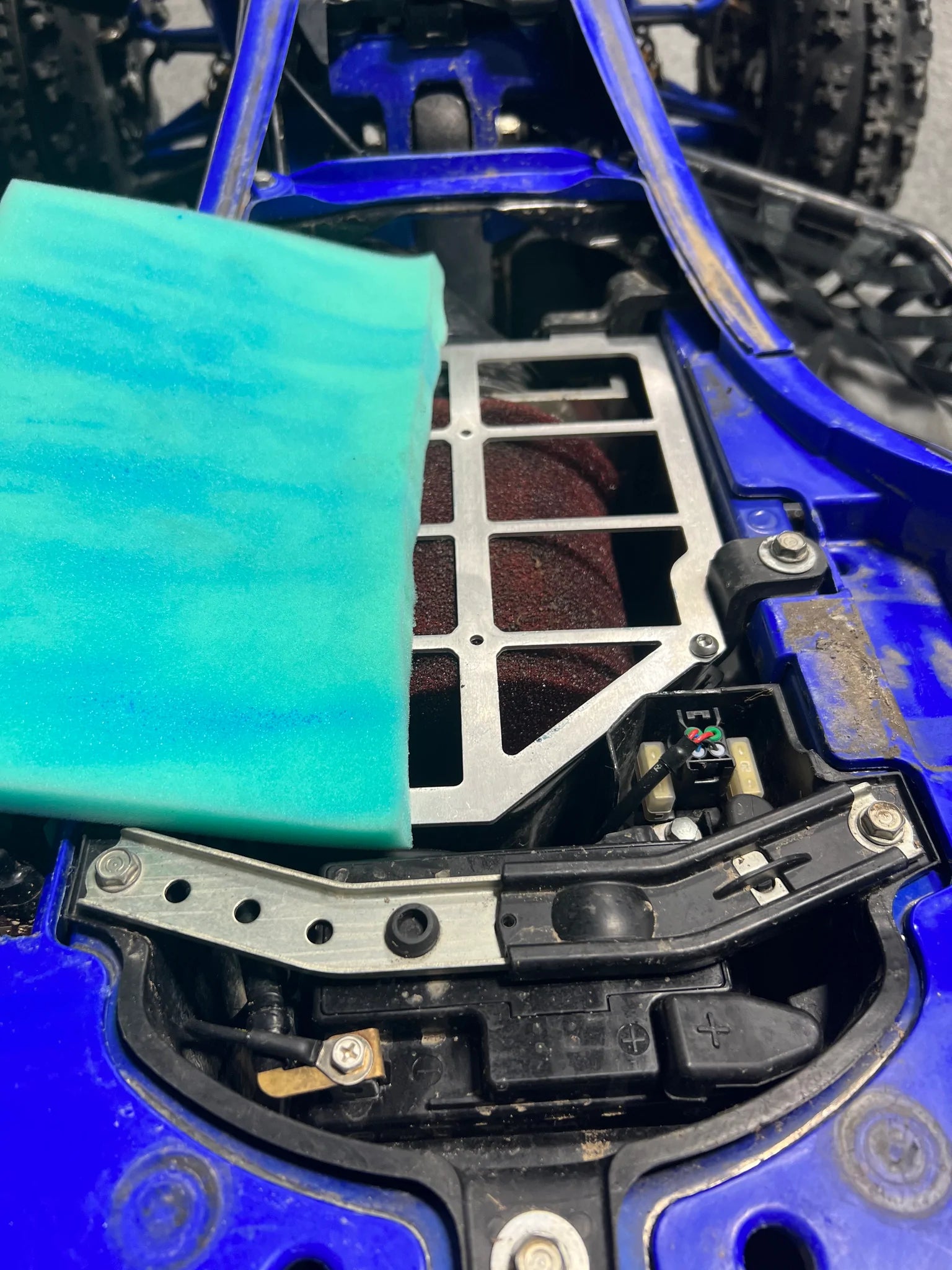 RRP YFZ450R Silver Fox Air Box Cover