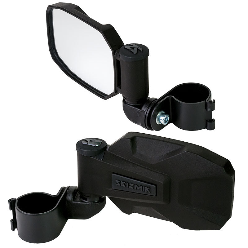 SEIZMIK Strike Side View Mirror (Pair – ABS) – 2″ Round Tube