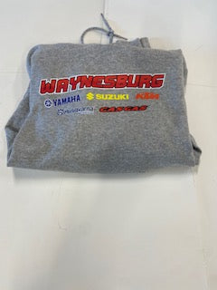 Waynesburg Yamaha Shop Hoodie Grey