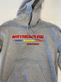 Waynesburg Yamaha Shop Hoodie Grey