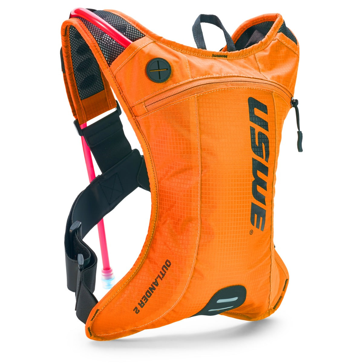 orange uswe outlander 2  hydration pack