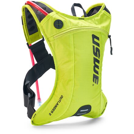 yellow uswe outlander 2  hydration pack