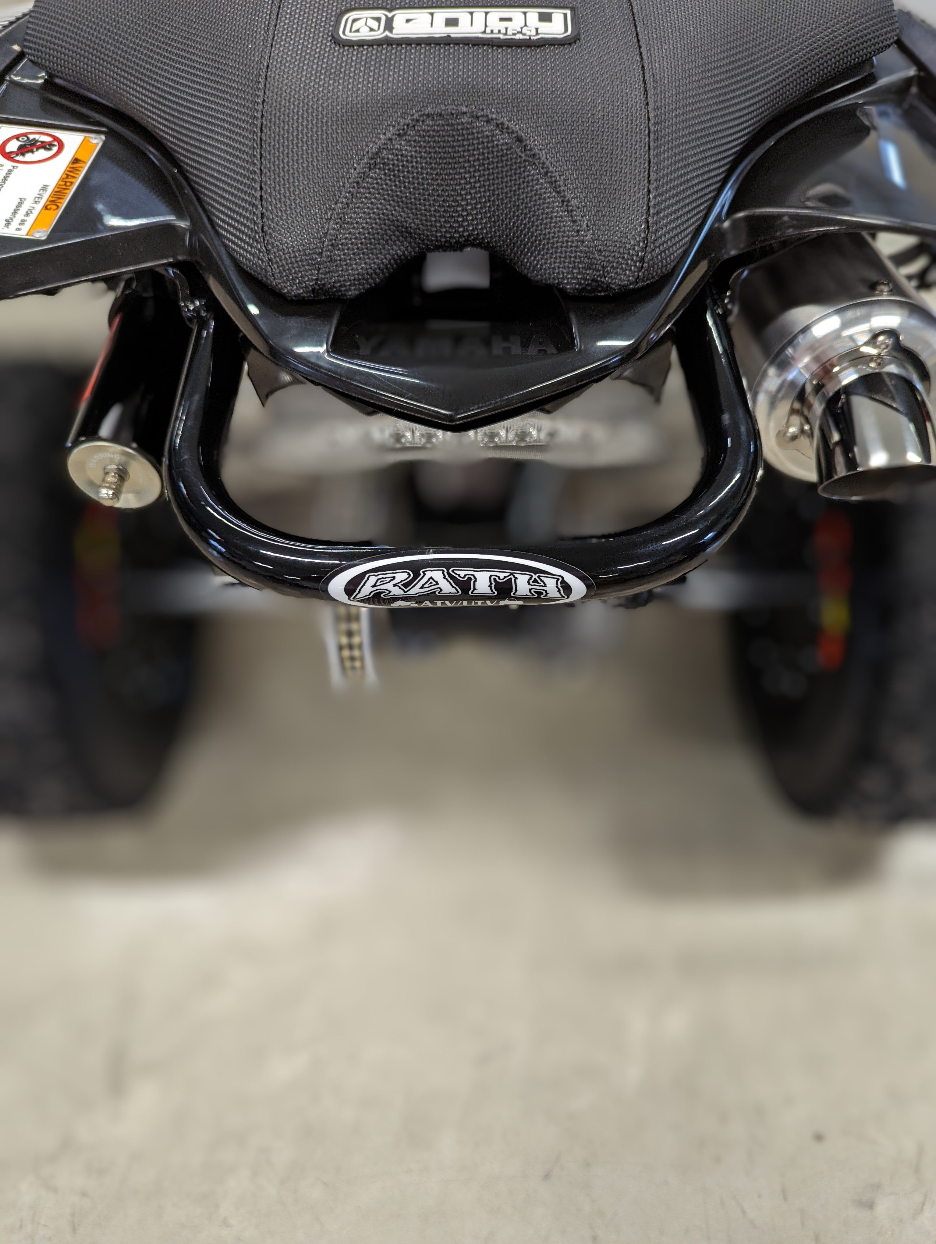 Rath YFZ450R Rear Grab Bar (Gloss Black)