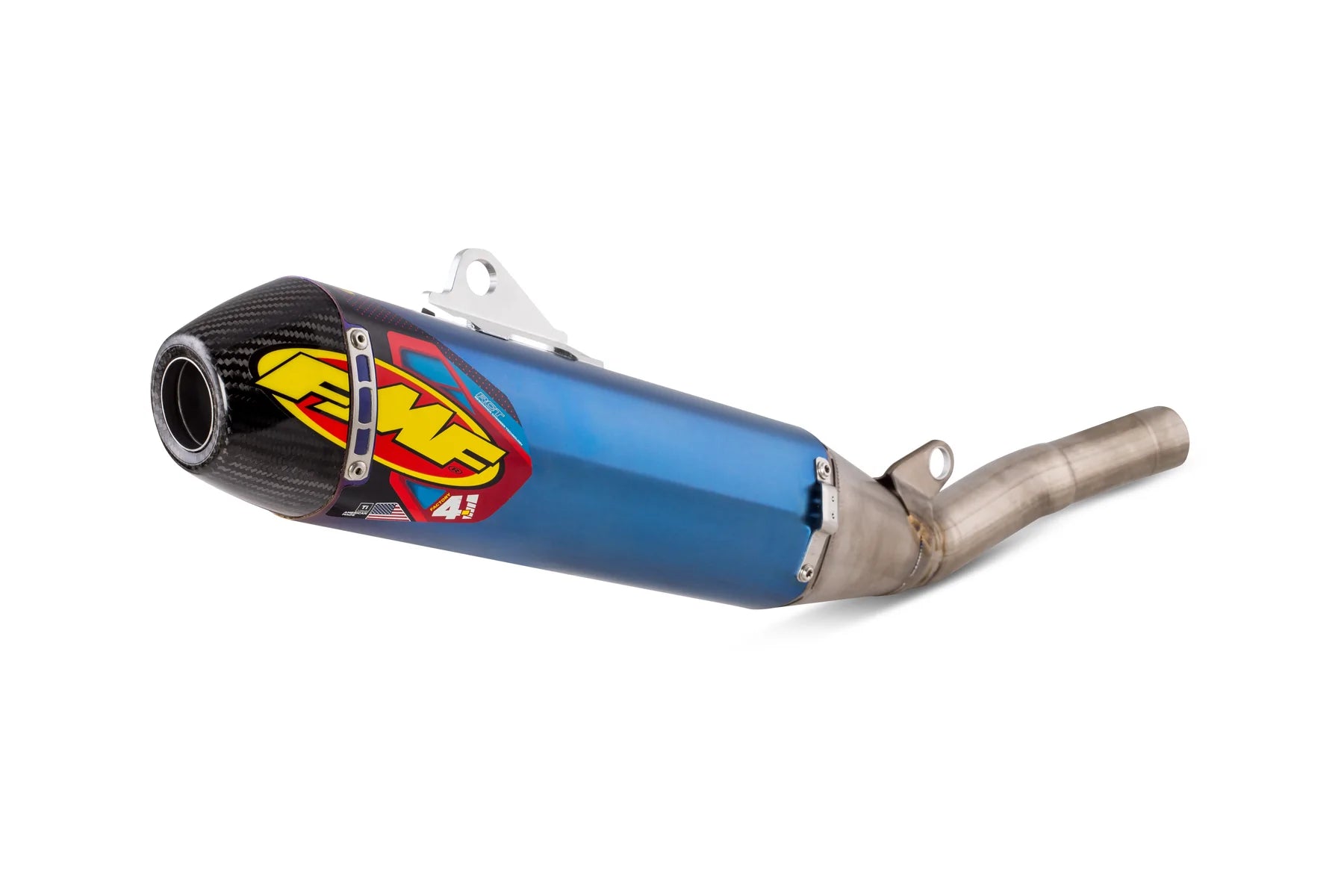 FMF Titanium Anodized Factory 4.1 With Carbon Cap YZ250F/FX