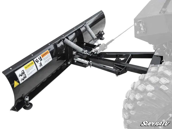 super atv pro plow snow plow on Yamaha wolverine