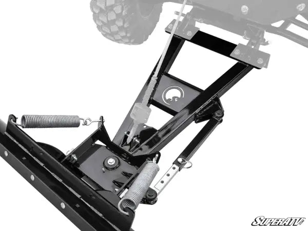 super atv pro plow snow plow on Yamaha wolverine