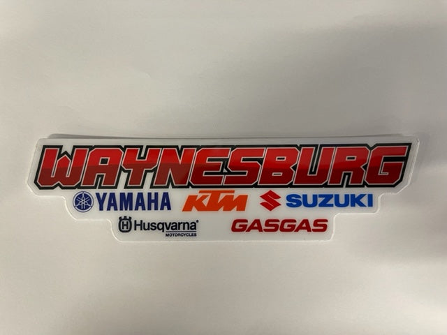 Waynesburg Yamaha Shop Sticker