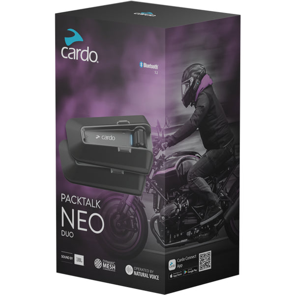 Cardo Packtalk NEO with JBL Speakers Duo