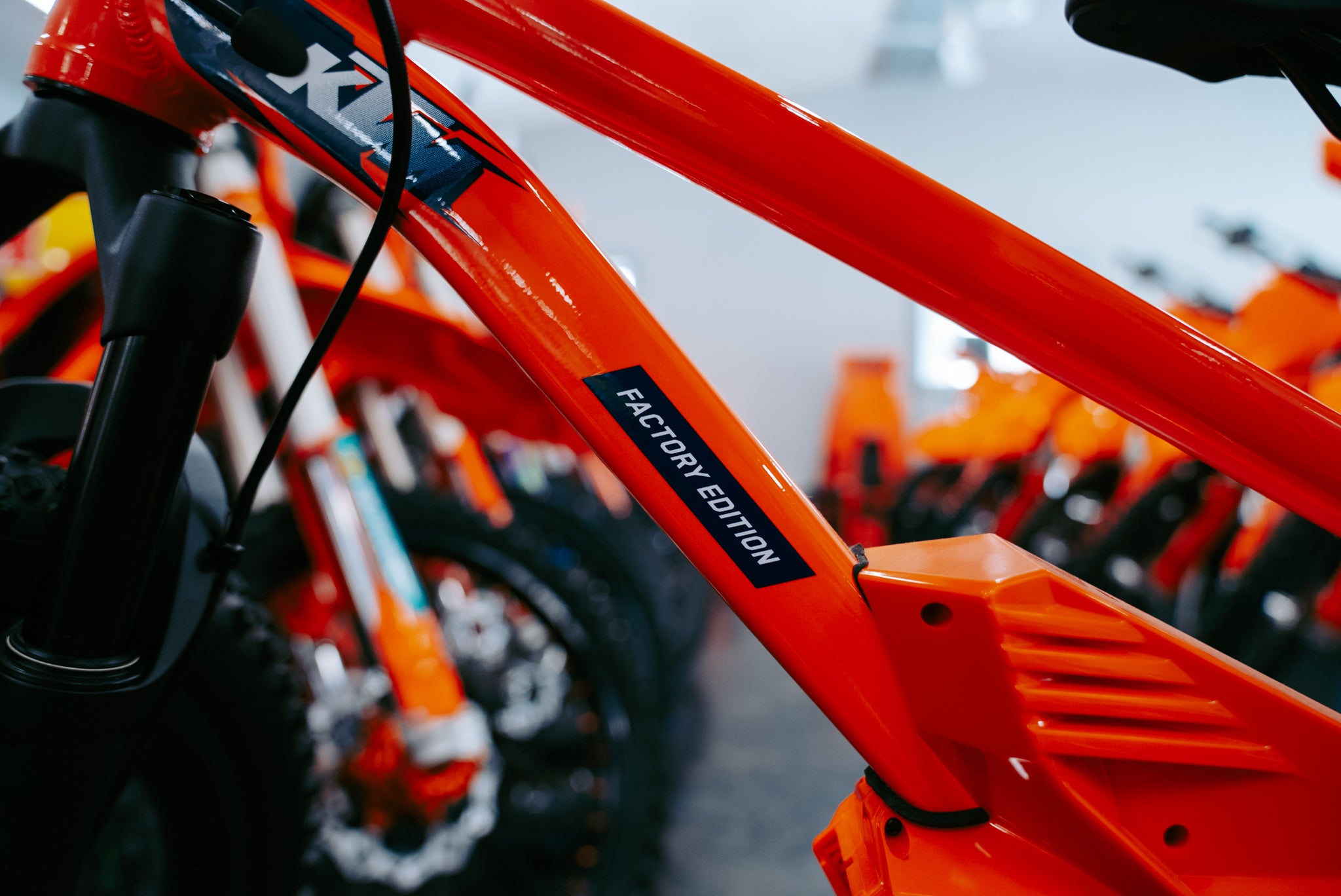 STACYC 20eDRIVE KTM Factory Edition w/ Suspension Fork - Save $1,796 - Spring Sale