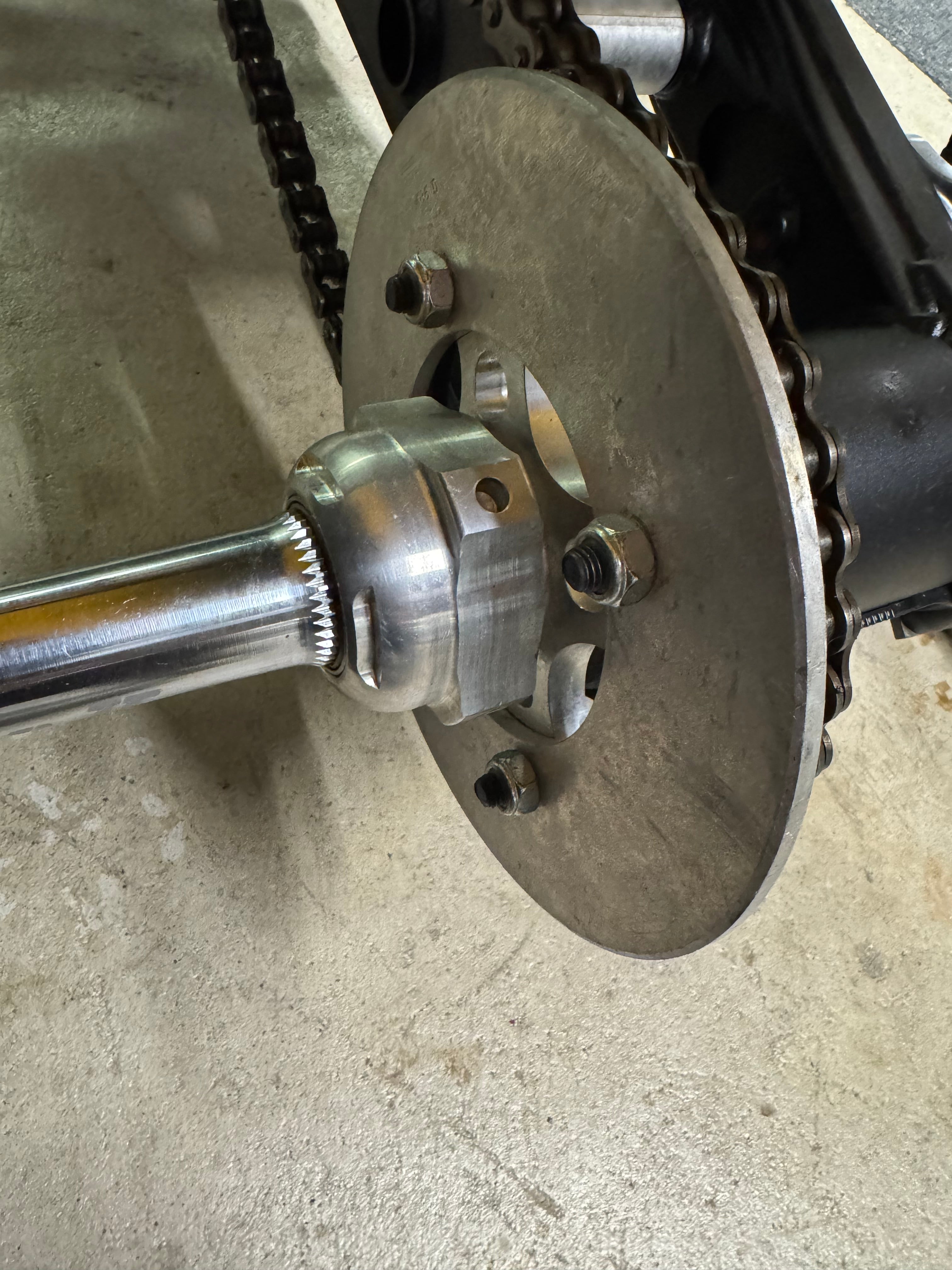 LTR 450 Sprocket Guard Single Side