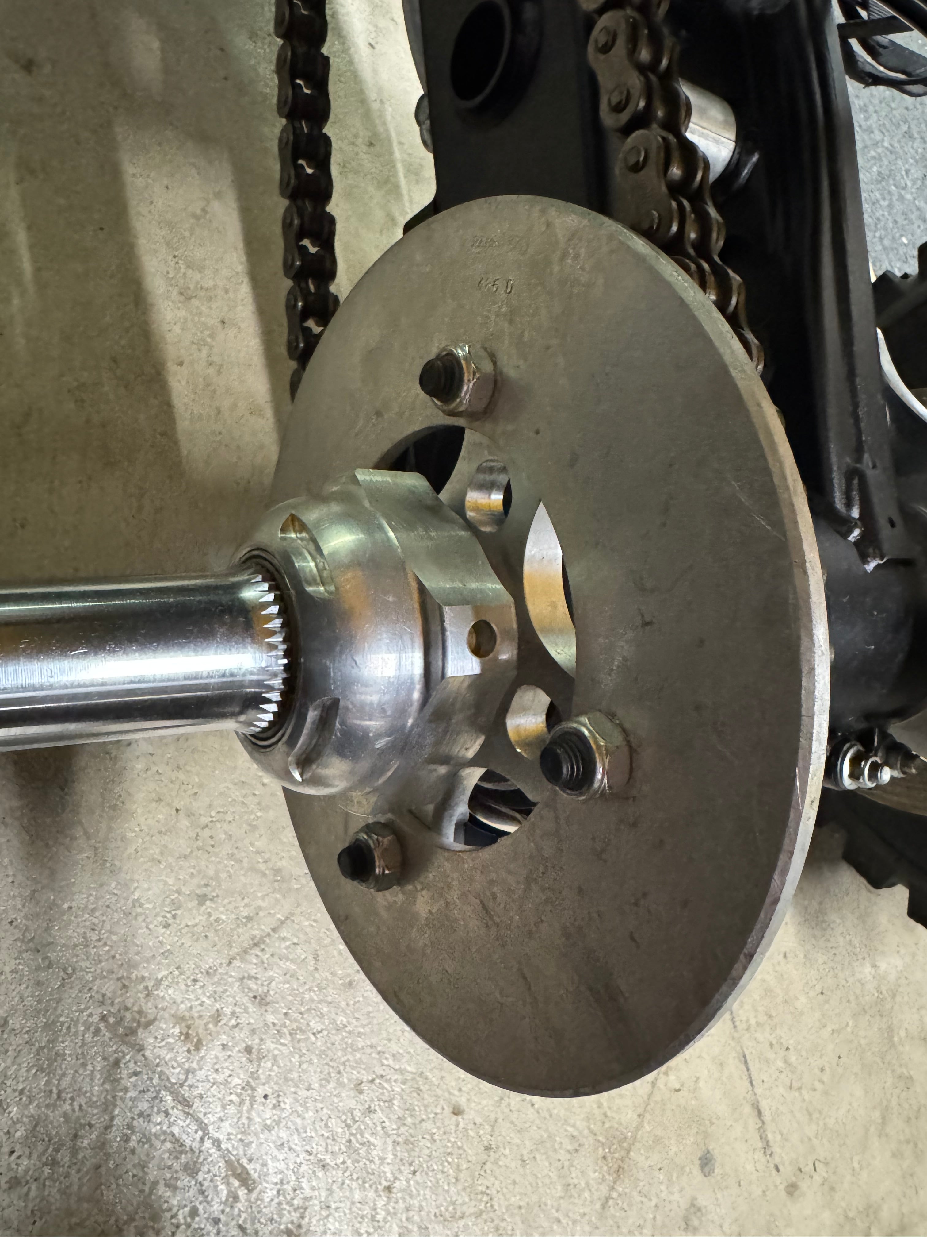 LTR 450 Sprocket Guard Single Side
