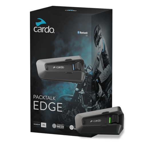 Cardo Packtalk Edge Bluetooth Headset Single