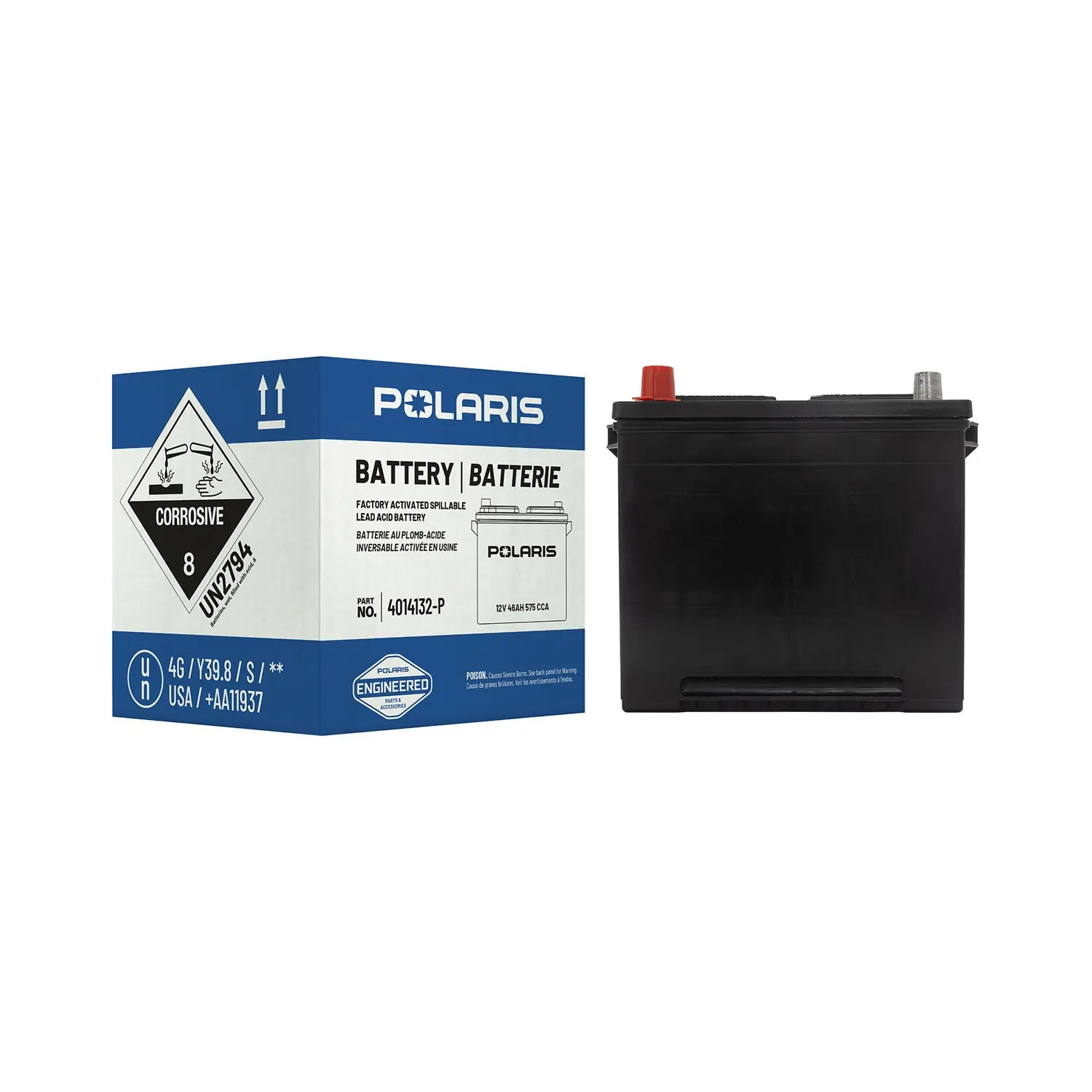 Polaris OEM Flooded Battery for RANGER, GENERAL, RZR and XPEDITION 12V 46AH