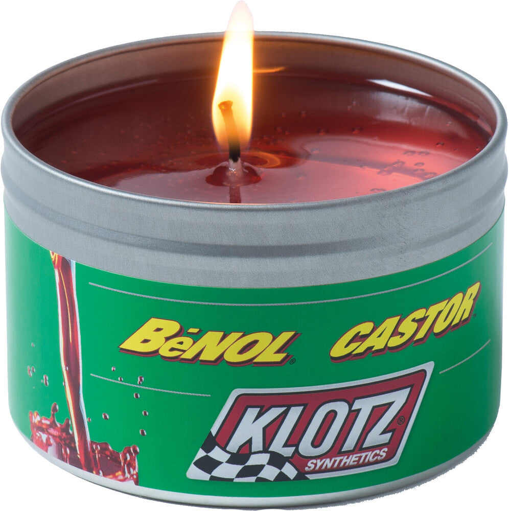 Klotz 2-Stroke Smelling Benol Castor Candle