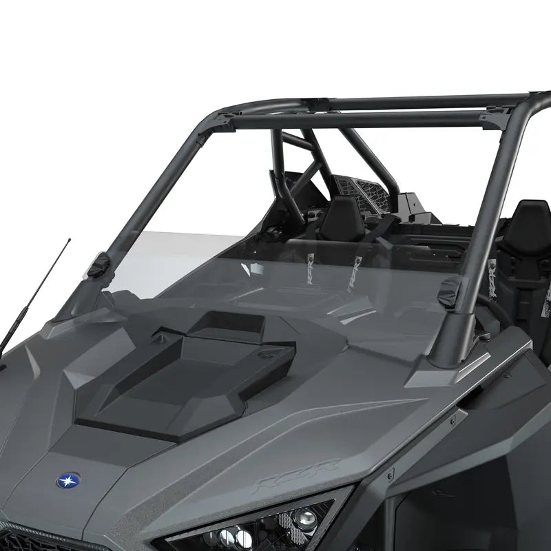 RZR Pro Lock & Ride Half Windshield Hard Coat Poly