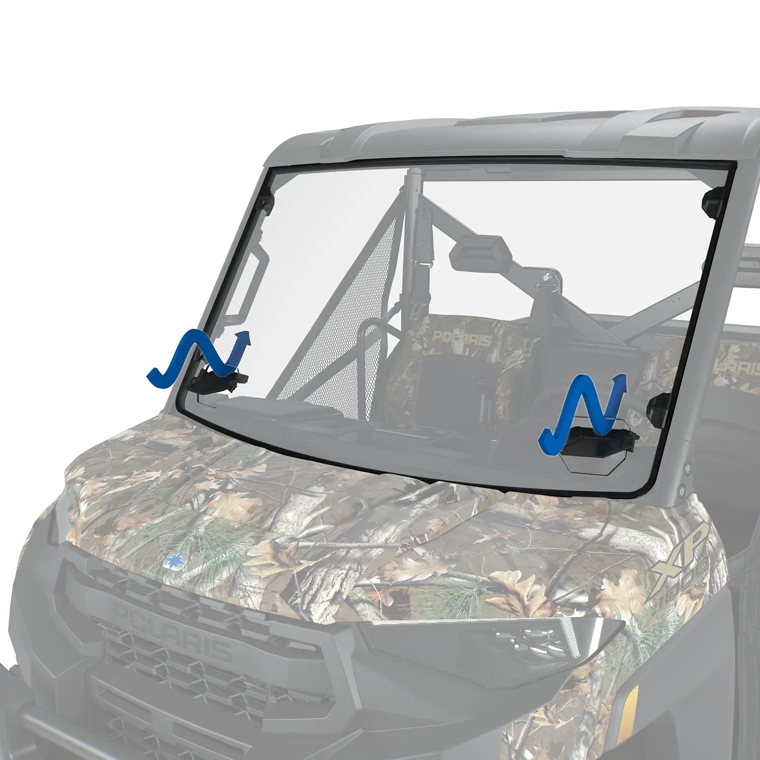 Lock & Ride Full Front Windshields, Hard Coat Polycarbonate, for RANGER 1000 & XP 1000