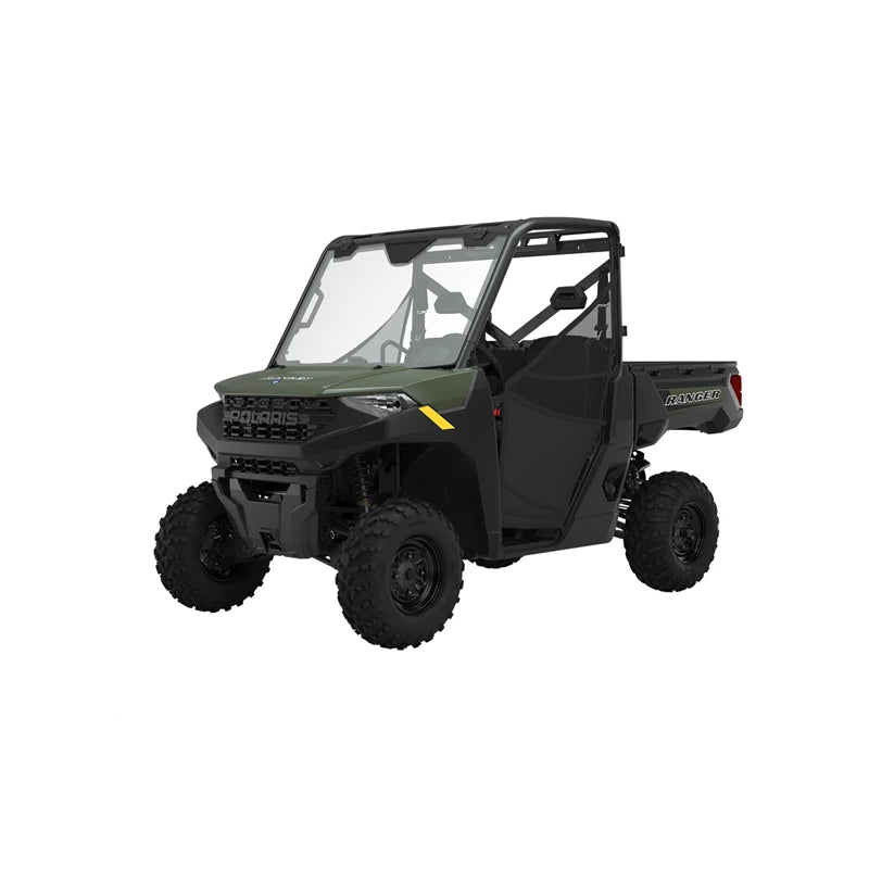 Polaris ranger with windshield and wiper kit