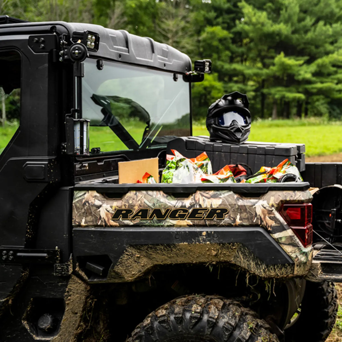 Polaris Ranger XP 1000 Lock & Ride Rear Window, Glass
