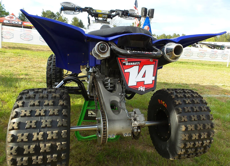 Houser Racing YFZ450R Rear Grab Bar (Gloss Black)