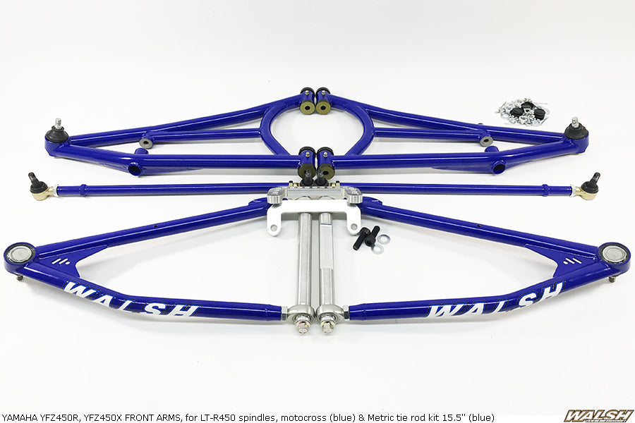 Walsh YFZ450R Front Arms MX for Yamaha Spindles