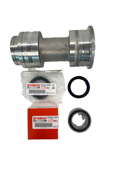 Yamaha YFZ450R OEM Rear Axle Bearing Carrier, seals and bearings